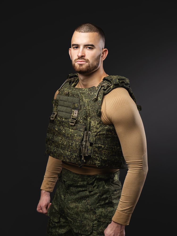 Бронежилет БАЗАПРО СВМП с капами и быстросбросами TOGA UNIT