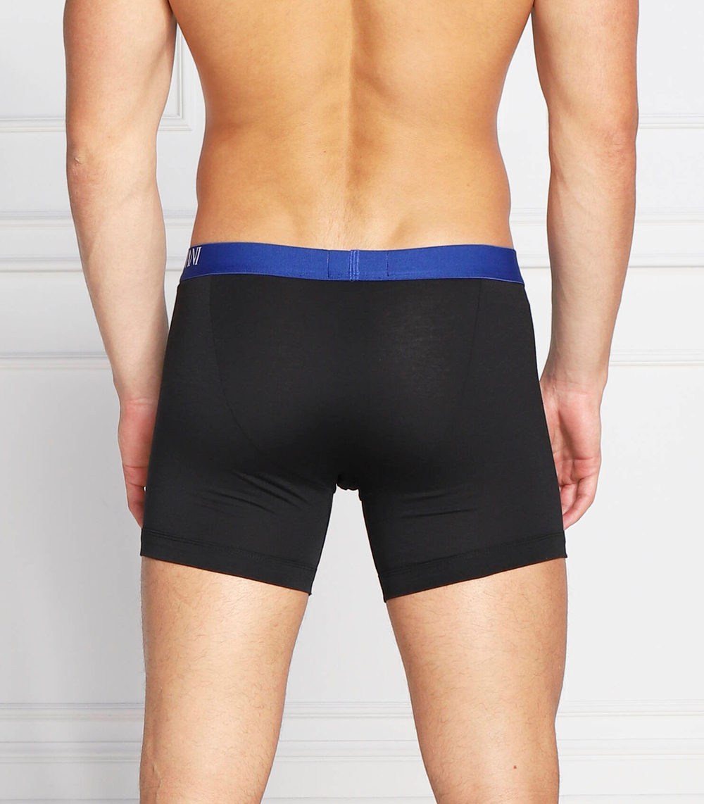 Трусики-боксеры 3шт. Emporio Armani - черный(111473 2F728)