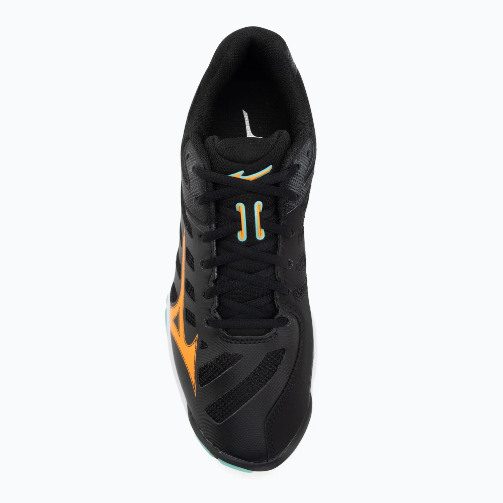 Кроссовки волейбольные Mizuno Wave Voltage 2 black/tangelo/ice green