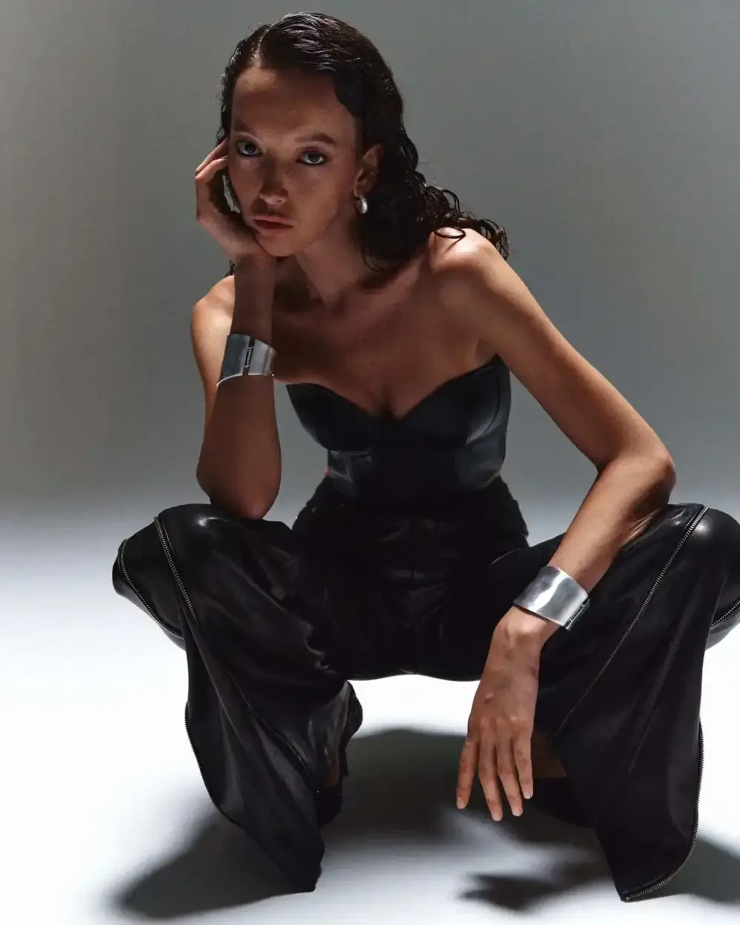 Корсет из кожи Наппа