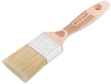 Кисть флейцевая, толщ. 16 мм, 70% ПБT/30% светлая натур. щетина, нерж. обжим, буковая ручка, ширина 50 мм