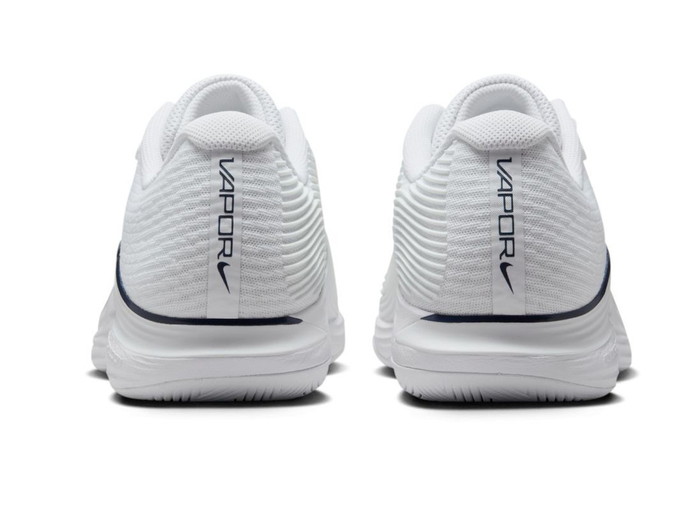 Мужские кроссовки теннисные Nike Zoom Vapor 12 HC - white/white/midnight navy