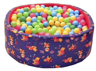 Сухой бассейн круглый Винни-Пух D100 +сумка