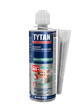 Анкер химический универсальный Tytan Professional EV-I, двухкомпонентный, 165 мл