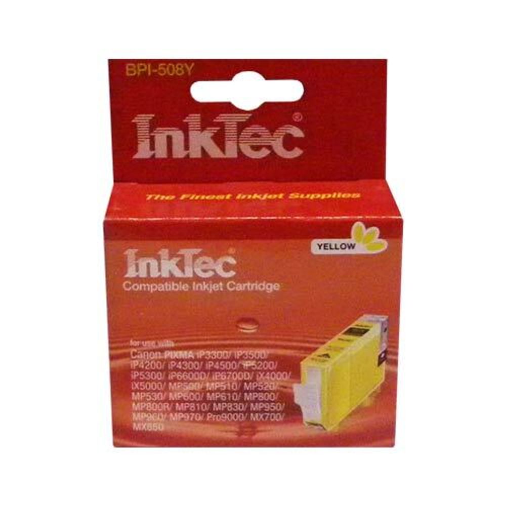 Картридж InkTec, аналог CANON CLI-8Y для PIXMA IP-4200/5300/Pro 9000 Yellow