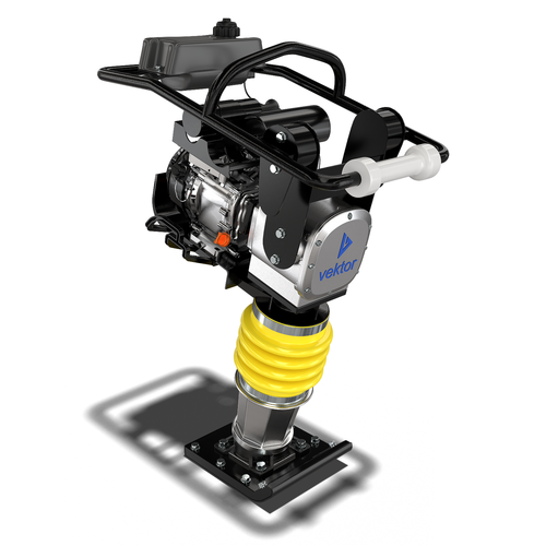 Вибротрамбовка бензиновая Vektor VRG-80L - [80 кг / 10 кН / Loncin LC168F-2H]