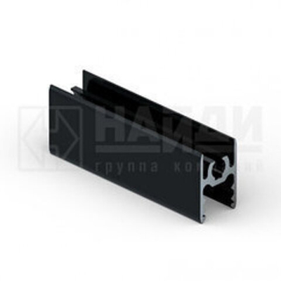 Рамка верхняя двери (5,40 м) Черный глянец