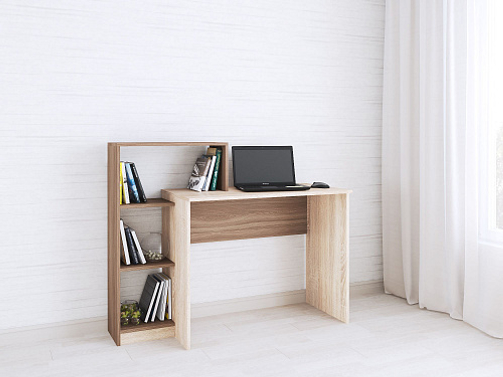 Стол компьютерный Квартет-2 , ясень шимо