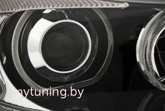 Передние фары Angel Eyes для BMW 3 E90 / E91 (05-11) Black