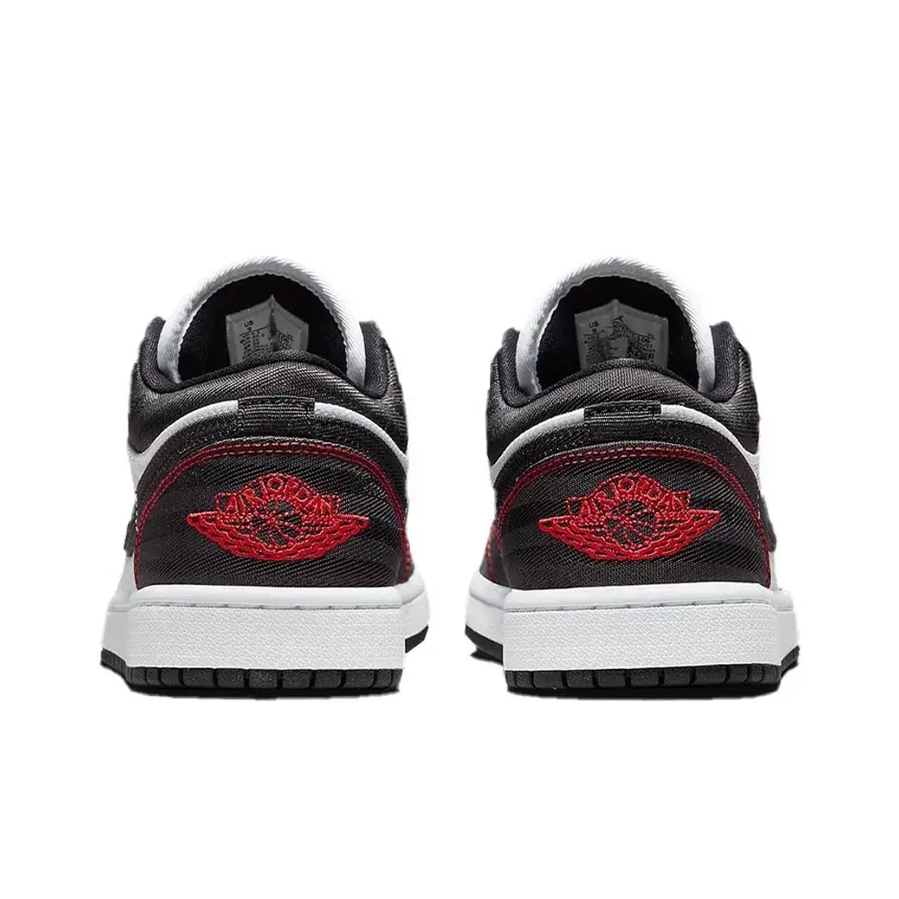 Женские кроссовки Air Jordan 1 Low SE Utility 'White Black Red' DD9337-106