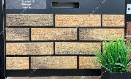 Beryoza Ceramica, Alarcon Персик, 245x65x7 - клинкерная фасадная плитка