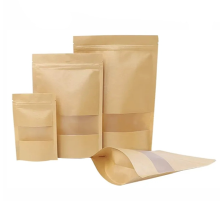 Пакет "Дой-пак" бум. с окном 150*220*4