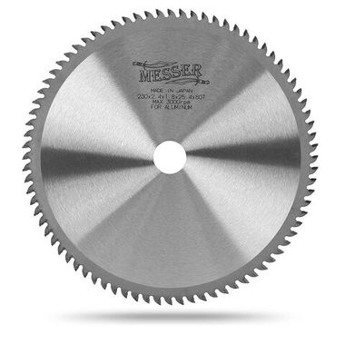 Твердосплавный диск для резки алюминия Messer. Диаметр 230 мм. (10-40-235)
