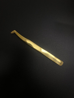 Пинцет № 58 Lashexpress сапожок золото с лазерным напылением