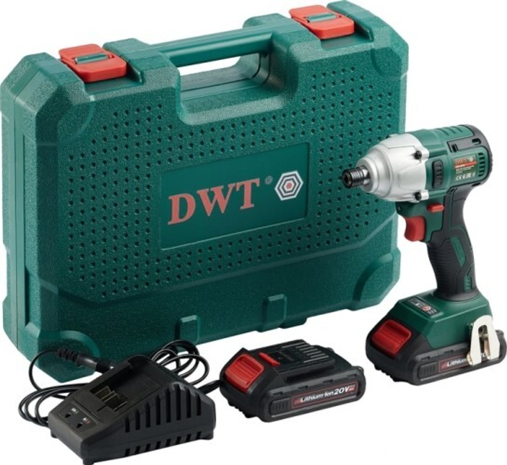 Дрель-шуруповерт аккумуляторная DWT ASS-20 D-2 BMC ударный 5.2.53