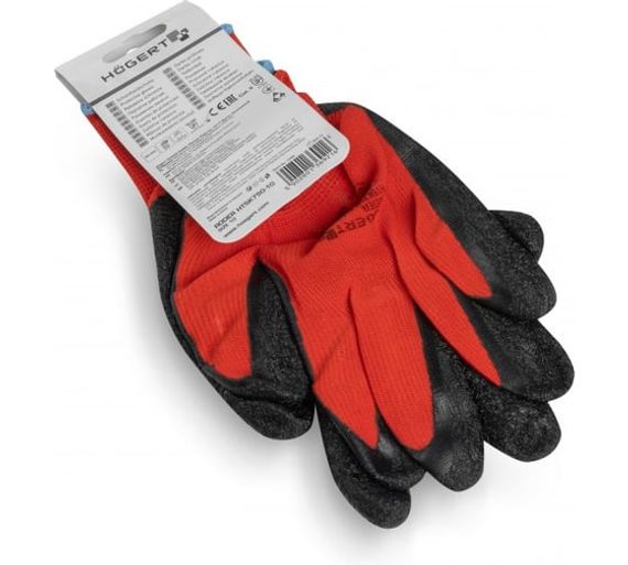 Перчатки рабочие с вспененным латексом RODER Högert, арт. HT5K750