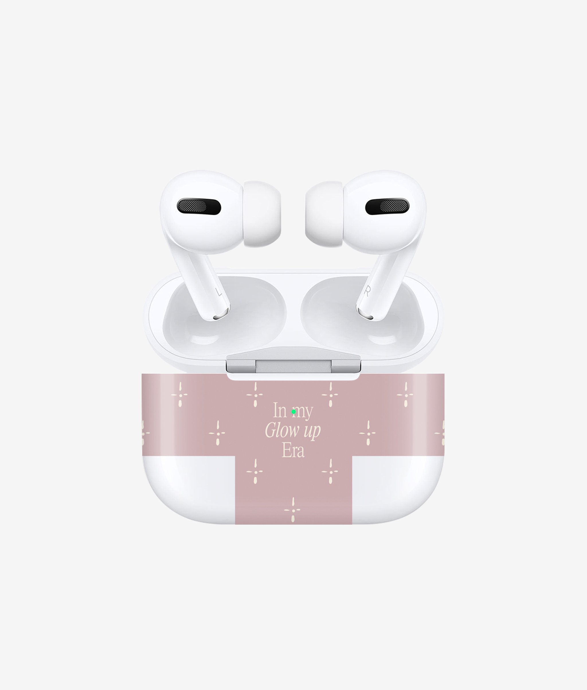 Виниловая наклейка GLOW UP ERA для AirPods