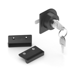 Замок для асимметричных профилей C, O, Flat, черный матовый (AS0813) Aristo (Под Заказ)