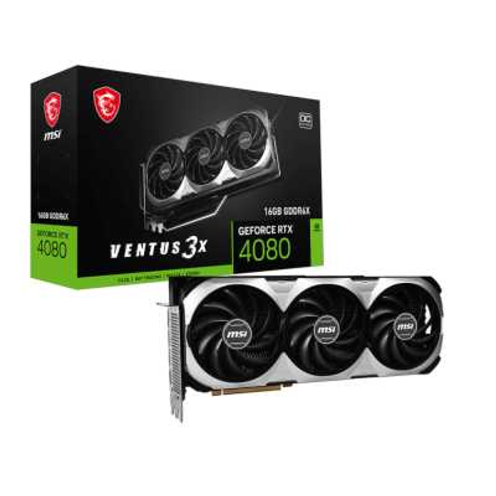 Видеокарта MSI nVidia GeForce RTX 4080 16GB Ventus 3X OC