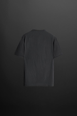 ZARA ЛЕГКАЯ СПОРТИВНАЯ ФУТБОЛКА, АНТРАЦИТОВО-СЕРЫЙ