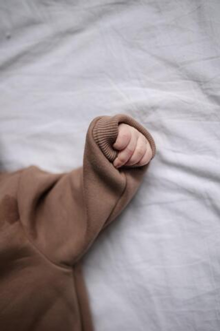 Комбинезон утепленный с капюшоном шоколад