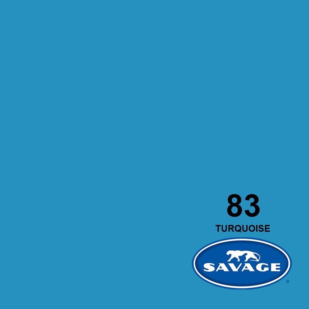 Фон бумажный Savage SA 83-12 Turquoise 2.72 x 11м бирюзовый