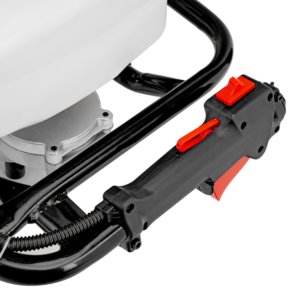 Мотобур DX-52, объем двигателя 52 см3, соединение 20 мм, без шнека Denzel