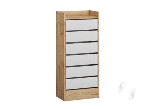 Обувница ЯПТ-1 Прихожая Ямайка (дуб крафт золотой/белый)