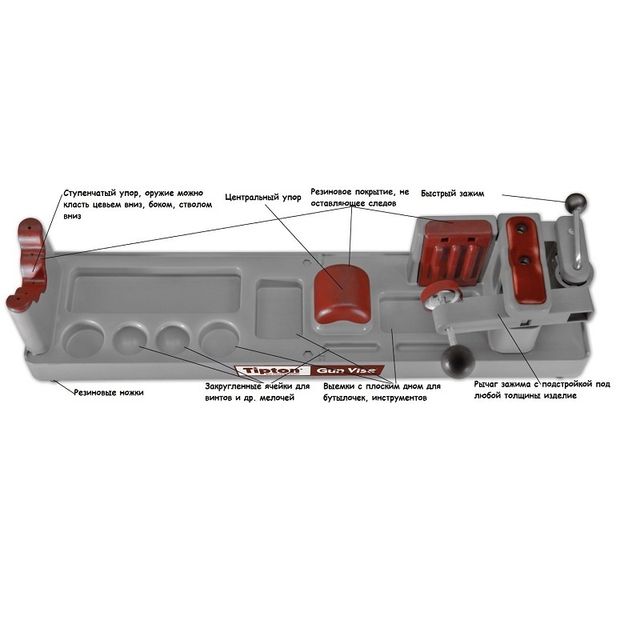 Станок для чистки оружия Tipton Gun Vise