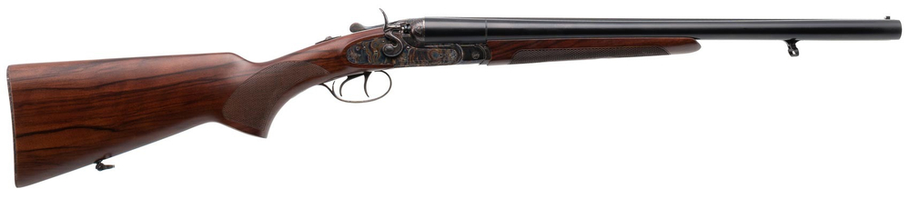 Ружье HUGLU HRZ CASE HARDENED S/S, внешние курки, к. 12x76, L-510 мм, 5 д/н