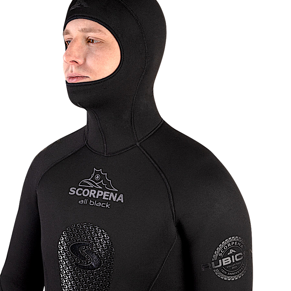 Гидрокостюм Scorpena AllBlack 7мм ОП/Н -