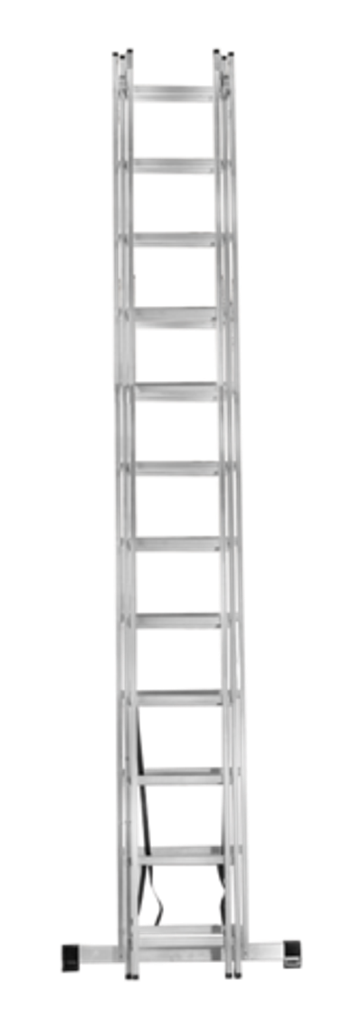 Лестница алюминиевая трехсекционная ВИХРЬ ЛА 3х12