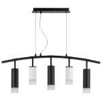 LR7353628731 Люстра RULLO 5х50W GU10 ЧЕРНЫЙ/БЕЛЫЙ (571735+214436-2+214487-3+202431-5)