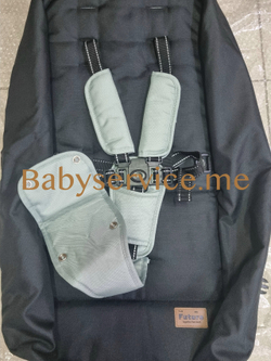 Текстиль сиденья Carrello Fortuna черный / фисташка