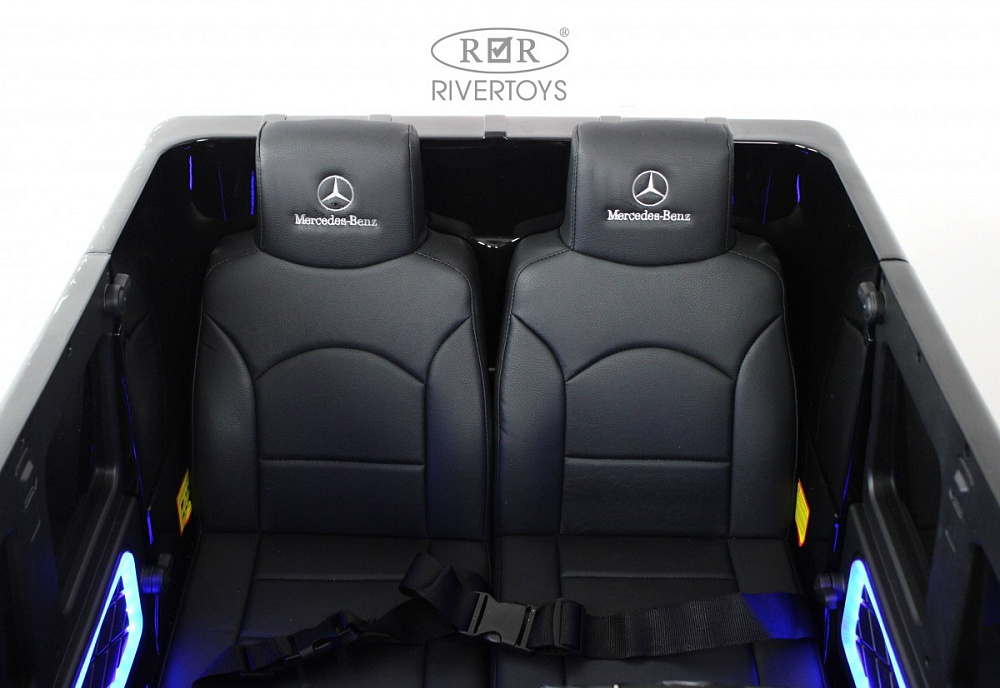 Детский электромобиль RiverToys Mercedes-AMG G63 G111GG, 24V черный