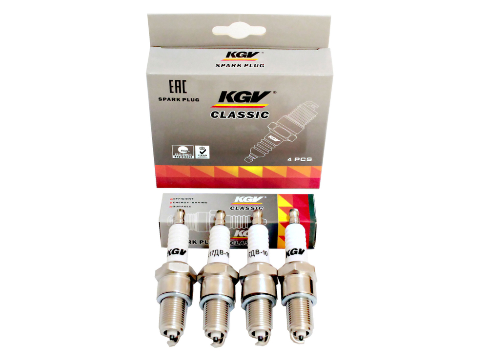 Свечи KGV Classic А17ДВ-10 ВАЗ 2101-2107 (4шт.)