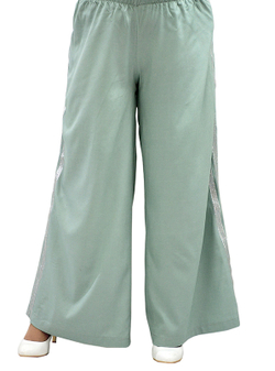 Широкие брюки из тенсела Полынь
