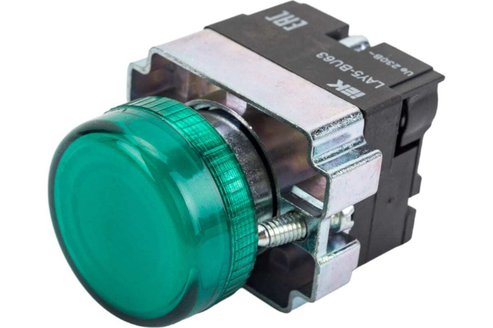 Индикатор LAY5-BU63 d=22мм зеленый IEK