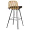 Барный стул Vetle Flat, светлый ротанг