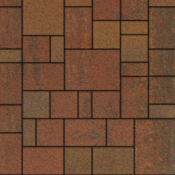 Тротуарная плитка Мюнхен мультиформа коллекция Листопад гранит