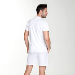 Мужское теннисное поло Quiet Please Tournament Polo Men - White