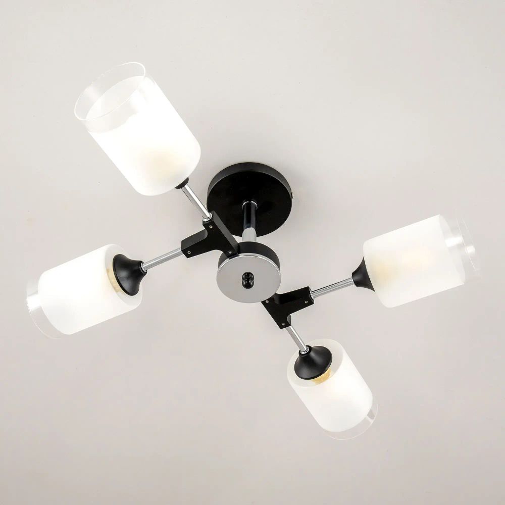 Citilux Эрик CL136145 Люстра потолочная Чёрная