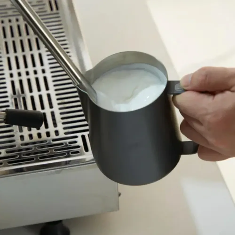 Питчер молочник 600 мл COLOR LATTE ART серый d 9,2/7,9 см h11,2 см нерж. ZeroHero