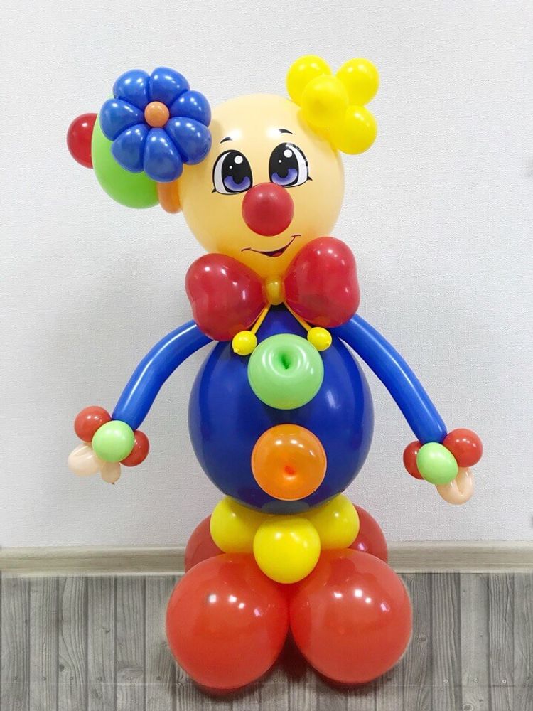 Веселый Клоун, фигура из шаров