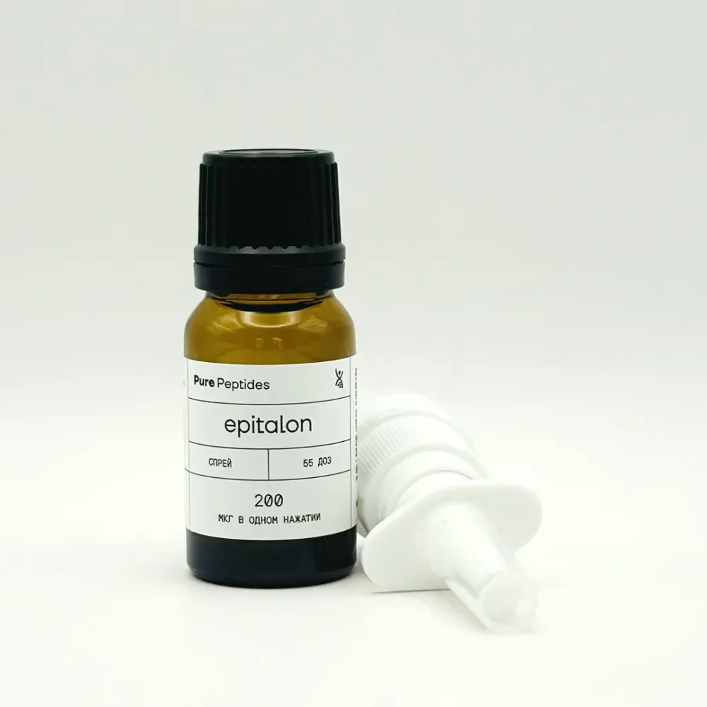 Pure Peptide Epitalon - 200 мкг в одном нажатии (спрей).