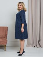 Платье 1318 темно-синий Novita (Акция)