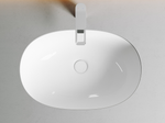 Умывальник овальный встраиваемый под столешницу Element 565x385x210мм, с крепежом и шаблоном для установки
