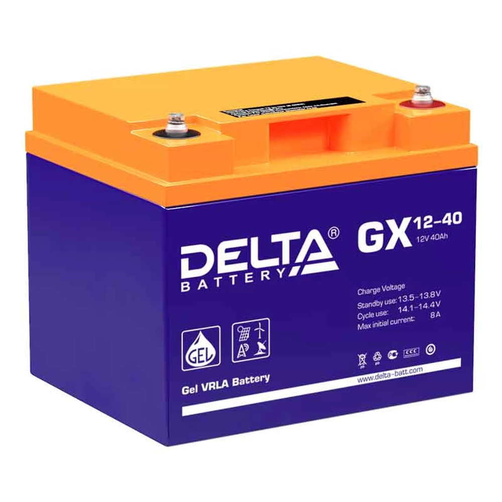 Аккумуляторная батарея Delta GX 12-40