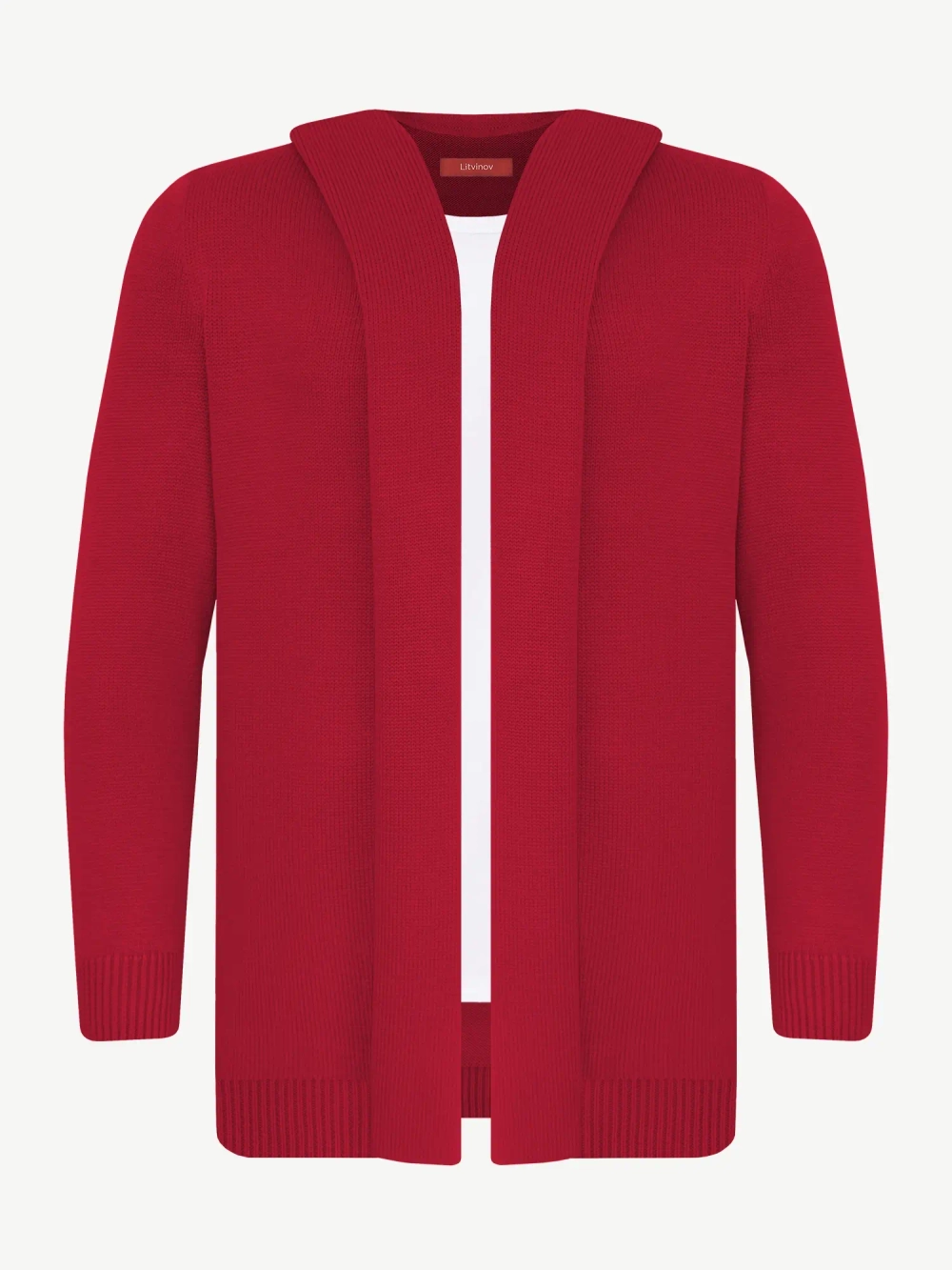 Кардиган с капюшоном из хлопка