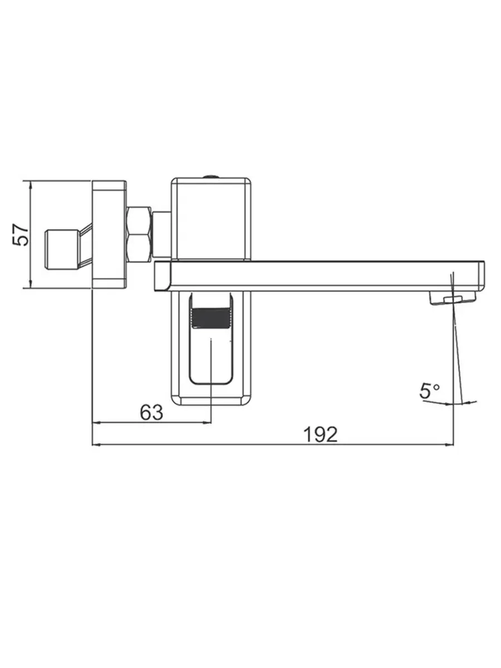 Смеситель для ванны Gappo G3217-8